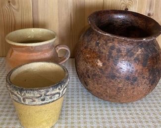 Antique Pottery Olla Other Primitive Vessels