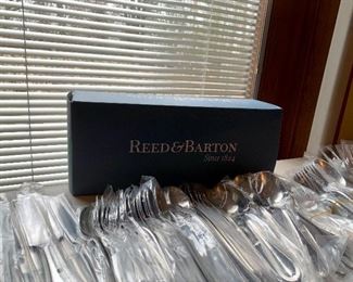 Brand new Reed & Barton stainless - 12 place settings + serving pieces-Available for Presale