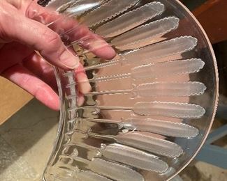 Lalique side salad plate
