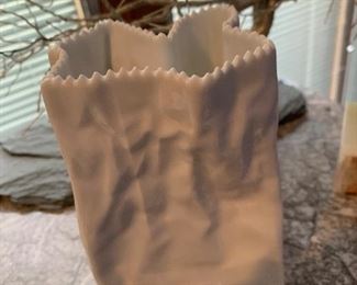 Rosenthal Paper Bag Vase 4”