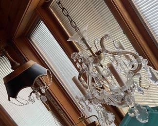 Sold- Crystal Chandelier