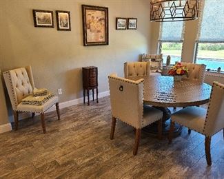 Dining Table with Six Chairs