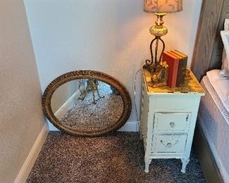 Antique Painted Nightstand