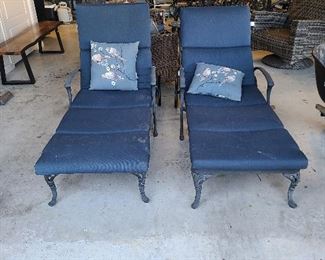 Patio Furniture - Metal Loungers