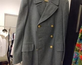 Vintage Military College of SC (Citadel) Wool Cadet Overcoat