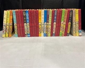 The Happy Hollisters hard cover mystery novel set missing books 3, 5, 23, 26 and 28