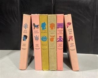 Junior Deluxe Editions hard cover Louisa May Alcott novel classics (6)
