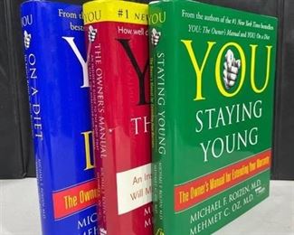 Hard cover books (3)