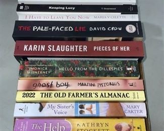 Assorted soft cover novels