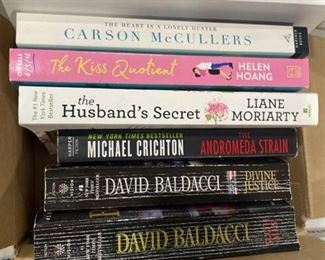 Assorted soft cover novels