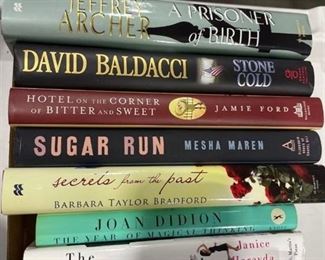 Assorted hard cover novels