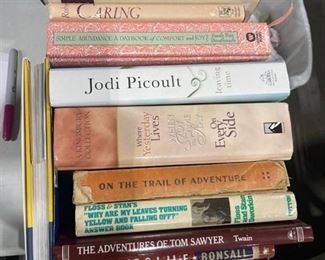 Assorted hard cover novels