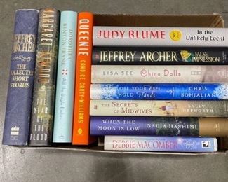 Assorted hard cover novels