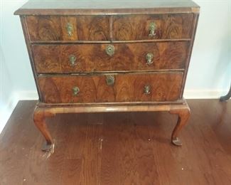 Eighteenth century chest on stand