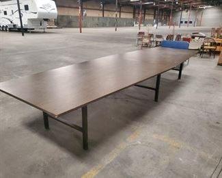 16 foot conference table by Edward Wormley for DUNBAR. This can be disassembled, each top section is 8 ft long.