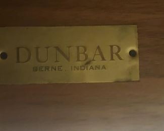 This is the Dunbar label that is on the 16 ft conference table