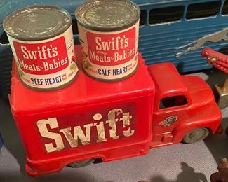 Vintage Swift's Plastic Advertising Promo Truck
