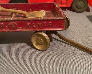 Cast Iron Champion Express Flyer Toy Wagon