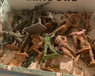 Vintage Plastic Toy Soldiers