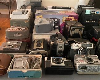 Assorted Vintage Cameras