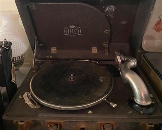 Birch Portable Victrola