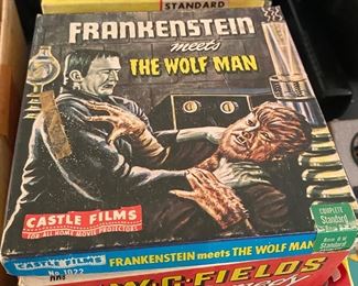 Vintage Frankenstein Meets the Wolfman 8mm Movie