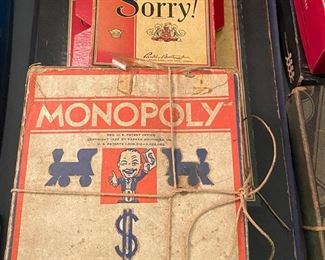 Early Monopoly and Sorry Games
