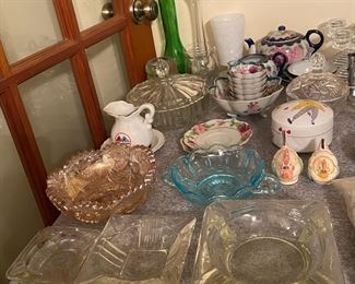 Assorted Glassware and Ashtrays