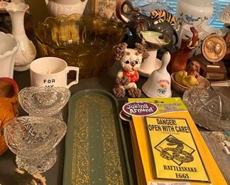 Glass Hats and Figurines