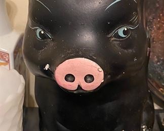 Vintage Large Piggy Bank