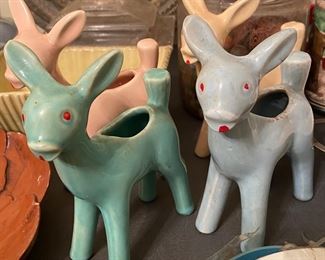 Vintage Deer Planters