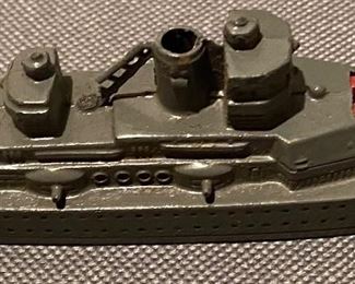 Old Tootsietoy Battleship