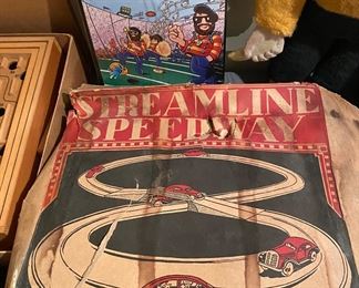 Marx Streamline Speedway (Both Cars are Present)