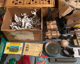 Old Water Pistols and Children's Toys