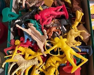 Playset and Plastic Figures