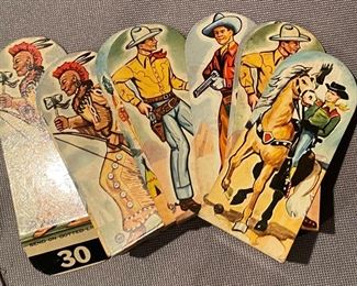 Tin Lithograph Target Figures