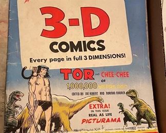 Old 3-D Tor and Chee-Chee Comic Book