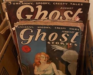Rare Early Ghost Stories Magazines (Fair Condition)
