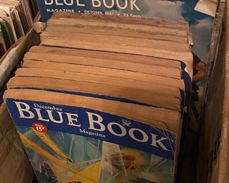 Blue Book Pulp Science Fiction Magazines