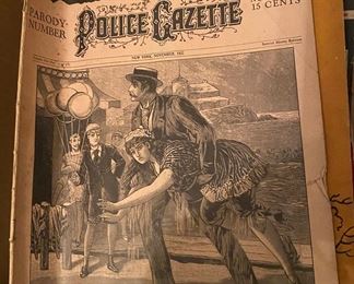 Hooey Parody Police Gazette Magazine