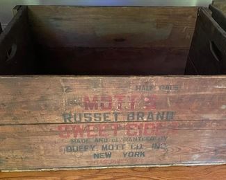 Old Advertising Crates