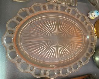 Depression Glass Platter