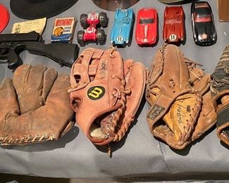 Assorted Baseball Gloves