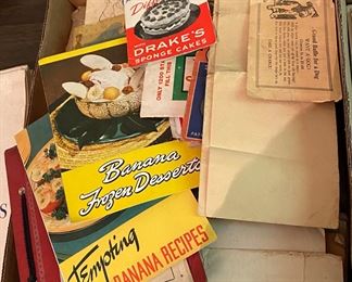 Assorted Cooking Pamphlets and Brochures
