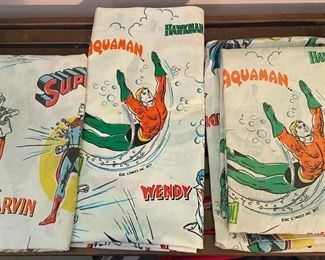 Vintage DC Superhero Bedding