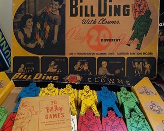 Strombecker BillDing with Clowns Set