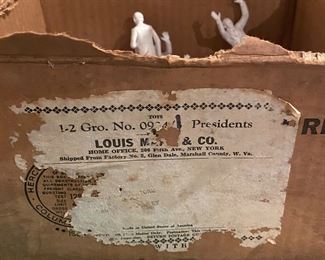 Original Plastic Marx Presidents with Box