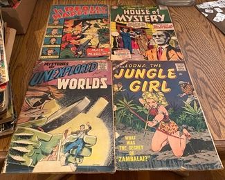 Some Assorted Golden Age and Silver Age Comics (Worn Condition)