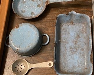 Miniature Enamelware Pans