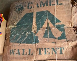 Vintage Camel Wall Tent